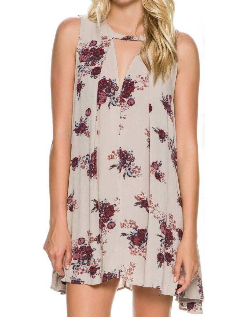 Free People Snap Out of It Tree Swing Floral Sundress / Tunic